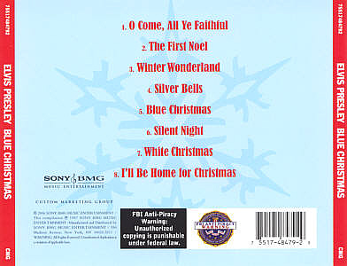 Blue Christmas - Sony BMG 7551748479 2 - USA 2009 - Elvis Presley CD