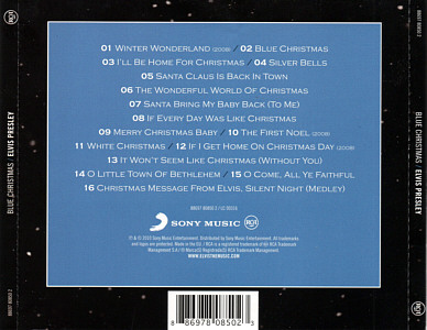 Blue Christmas - EU 2011 - Sony Music 88697808502 - Elvis Presley CD