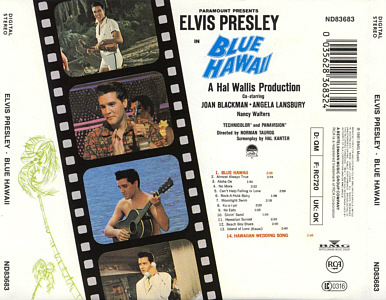 Blue Hawaii - Australia 1994 - BMG ND 83683 - Elvis Presley CD