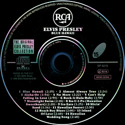 Blue Hawaii-  The Original Elvis Presley Collection Vol. 15 - EU 1999 - BMG 74321 90616 2 - Elvis Presley CD