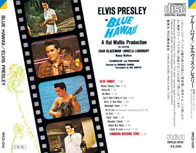 Blue Hawaii - RCA RPCD 1010 - Japan 1985