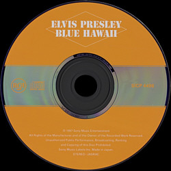 Blue Hawaii - Japan 2015 - SICP 4496- Sony Music - Elvis Presley CD