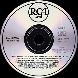 Blue Hawaii - USA 1995 - BMG Direct 3683-2-R / D 163932 - Elvis Presley CD