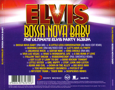 Bossa Nova Baby - The Ultimate Party Album - Australia 2014 - Sony Music 888430 828926 - Elvis Presley CD
