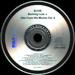 Burning Love and Hits From His Movies Vol. 2 - CAD1-2595 - USA 1991