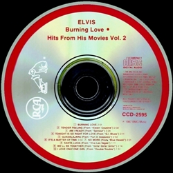 Burning Love and Hits From His Movies Vol.2 - BMG CCD-2595 - Canada 1993
