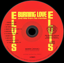Burning Love and Hits From His Movies - BMG A 709673 - USA 2007