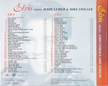 Elvis chante Leiber & Stoller  - Elvis Presley CD