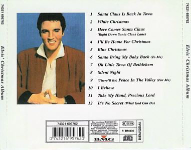 Elvis' Christmas Album - Australia 1999 - BMG 74321 695762