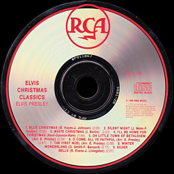Christmas Classics - Canada 1992 - 9801-2-R - Elvis Presley CD