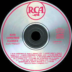 Christmas Classics - BMG Canada 1995 - BMG BG2 9801 (Columbia Music Club) - Elvis Presley CD