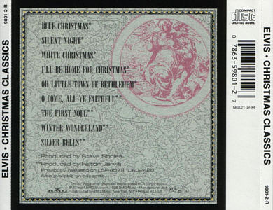 Christmas Classics - USA 1989 - 9801-2-R - Elvis Presley CD