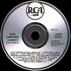 Christmas Classics - USA 1989 - 9801-2-R - Elvis Presley CD