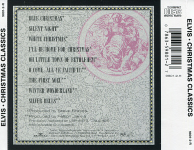 Christmas Classics - USA 1989 - 9801-2-R Longbox - Elvis Presley CD