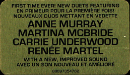 Christmas Duets - Sony/BMG 8869735476 2 - Canada 2008