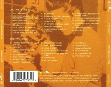 Christmas Peace - 2 CD - BMG 82876 52393 2 - Canada 2003