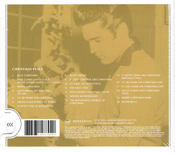 Christmas Peace (Disc Box Slider) - Canada 2007 - Sony/BMG 82876 574892 - Elvis Presley CD