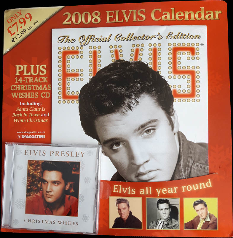 Christmas Wishes - EU 2007 - Sony/BMG 82876 73043 2 (De Agostioni Elvis Calendar) - Elvis Presley CD