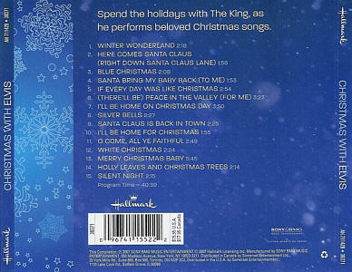 Christmas with Elvis (Hallmark) - USA 2007 - BMG AH 711428 38371