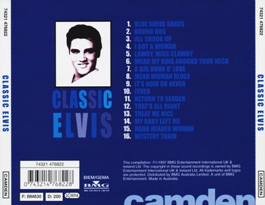 Classic Elvis - Japan 1997 - BMG BMY-1016 - Elvis Presley CD