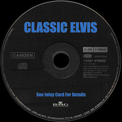 Classic Elvis - BMG 74321 476822 Camden - Brazil 1998  - Elvis Presley CD