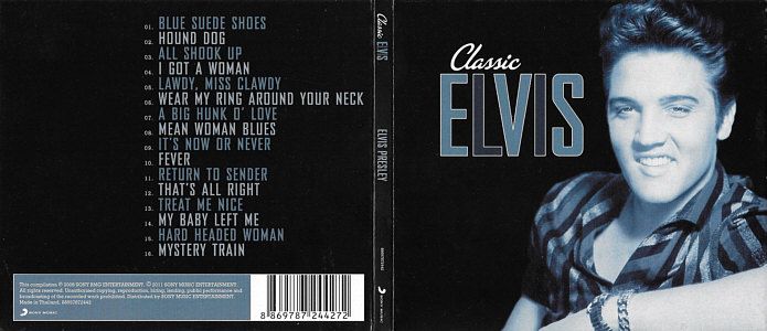 Classic Elvis - Thailand 2011 - Sony 88697872442 - Elvis Presley CD