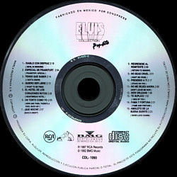 Elvis Collection Pop-Hits - Mexico 1992 - BMG CDL-1090 - Elvis Presley CD