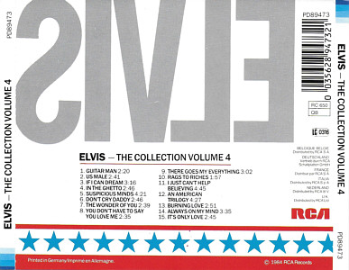 The Collection Volume 4 - Germany 1994 - PD89473 - Elvis Presley CD
