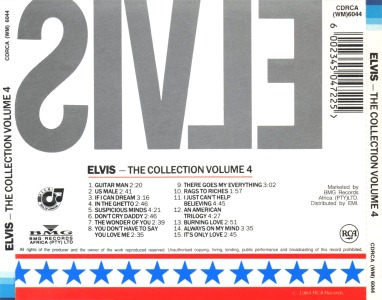 The Collection Volume 4 - South Africa 1992 - BMG CDRCA (WM) 6044
