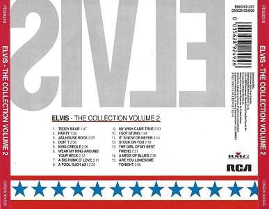 The Collection Volume 2 - Korea 1996 - BMG BMGRD 1287 / PD 89249 - Elvis Presley CD