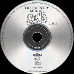The Country Side Of Elvis - India 2001 - BMG 07863 67990 2 - Elvis Presley CD