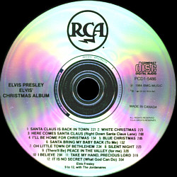 Elvis' Christmas Album - Canada 1998 - PCD1-5486 - Elvis Presley CD