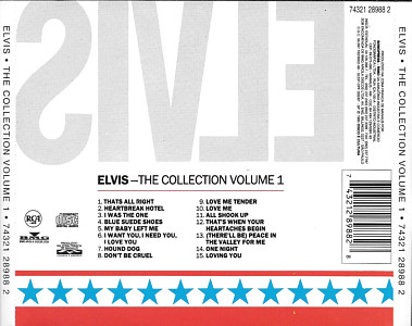 The Collection Volume 1 - Brazil 1995 - BMG 74321289882 - Elvis Presley CD