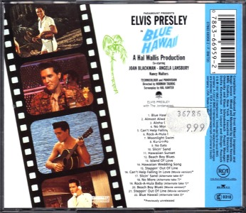 Blue Hawaii (Bertelmanns Club CD) - Germany 2005 - BMG 07863 66959 2 / 36786