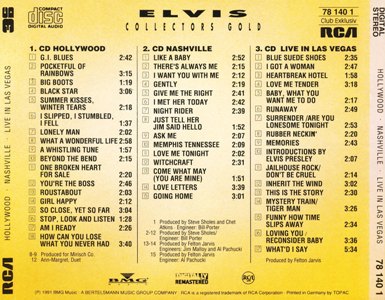 Collector's Gold - German Club Edition - BMG 78 140 1 - Germany 1993