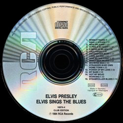 Elvis Sings The Blues - German Club Edition - BMG 18574-4 - Germany 1989