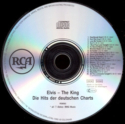 Elvis - The King - Die Hits der deutschen Charts - German Club Edition - PD 90583/35391 2 - Germany 1995