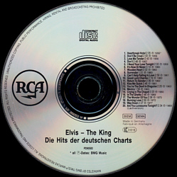 Elvis - The King - Die Hits der deutschen Charts - German Club Edition - BMG PD 90583 / 46255-6 - Germany 1991
