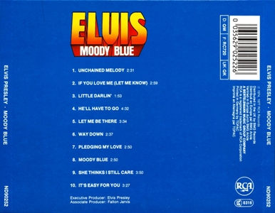 Moody Blue - German Club Edition - BMG ND90252 - Germany 1989