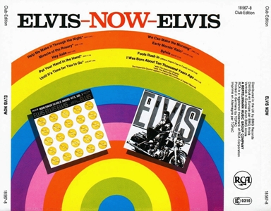 Elvis Now - German Club Edition - BMG 18 567-8 - Germany 1989