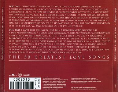 The 50 Greatest Love Songs - Germany 2001 German Club Edition - BMG 07863 68026 2 / 0302513 - Elvis Presley CD