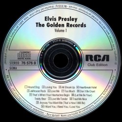 Disc 1 - The Golden Records Vol. 1-3 - German Club Edition - BMG 76 575 0 - Germany 1991
