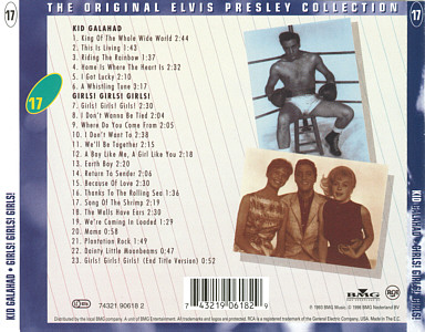Kid Galahad and Girls! Girls! Girls! - - The Original Elvis Presley Collection - BMG EU 1999- - BMG 74321 90618 2 - Elvis Presley CD