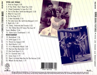 Viva Las Vegas and Roustabout - Columbia House Music Club - BMG BG2 66129 - Canada 1993