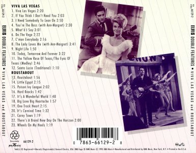 Viva Las Vegas and Roustabout - BMG 07863-66129-2 - USA 1996