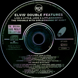 Double Features: Live A Little, Love A Little / Trouble with Girls / Charro / Change Of Habit -  The Original Elvis Presley Collection Vol. 29 - EU 1999 - BMG 74321 90630 2 - Elvis Presley CD
