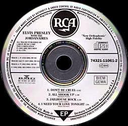 Don't Be Cruel (4 tracks) - BMG 74321 11061 2 - Germany 1992