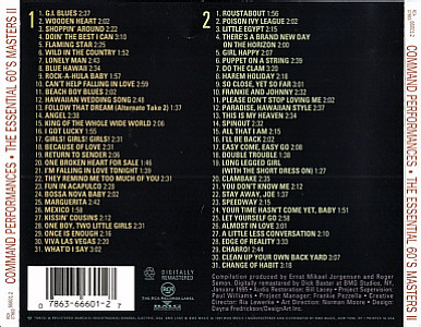 The Essential 60's Masters II (slim case) - USA 1999 - BMG 07863 66601 2 - Elvis Presley CD The Essential 60's Masters II (slim case) - USA 1997 - BMG 07863 66601 2 - Elvis Presley CD