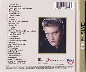 Elvis: EL Diso De Oro - Sony Legacy 88985483732 - Spain 2017 - Elvis Presley CD