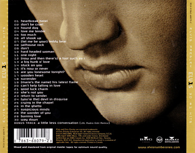 ELV1S - 30 #1 Hits - Canada 2003 - BMG 07863 68079-2 - Elvis Presley CD
